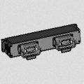 Suporte para 2 Conectores – Tipo H