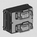 Suporte para 2 Conectores – Tipo V